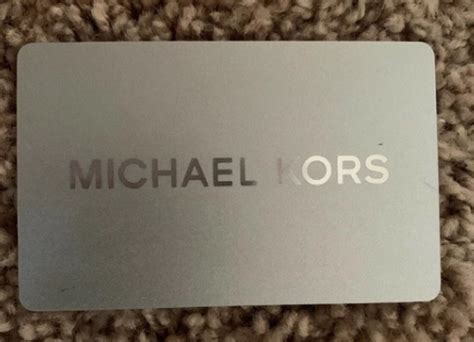 michael kors gift card check balance|michael's balance on gift card.